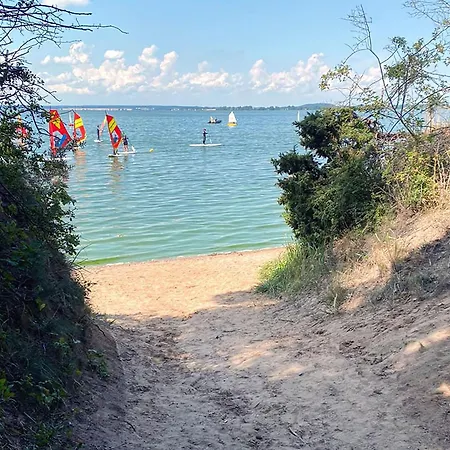 Ferienhaeuser Insel Usedom Haus Samara 8 - Blick Aufs Achterwasser! Whirlpool Und Sauna Holiday home Lutow