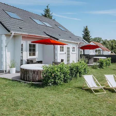Nyaraló Ferienhaeuser Insel Usedom Haus Samara 8 - Blick Aufs Achterwasser! Whirlpool Und Sauna *