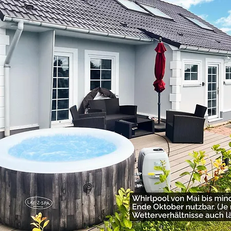 Ferienhaeuser Insel Usedom Haus Samara 8 - Blick Aufs Achterwasser! Whirlpool Und Sauna *